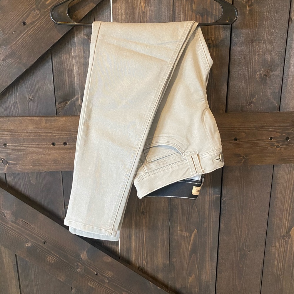 Democracy sage green jeans